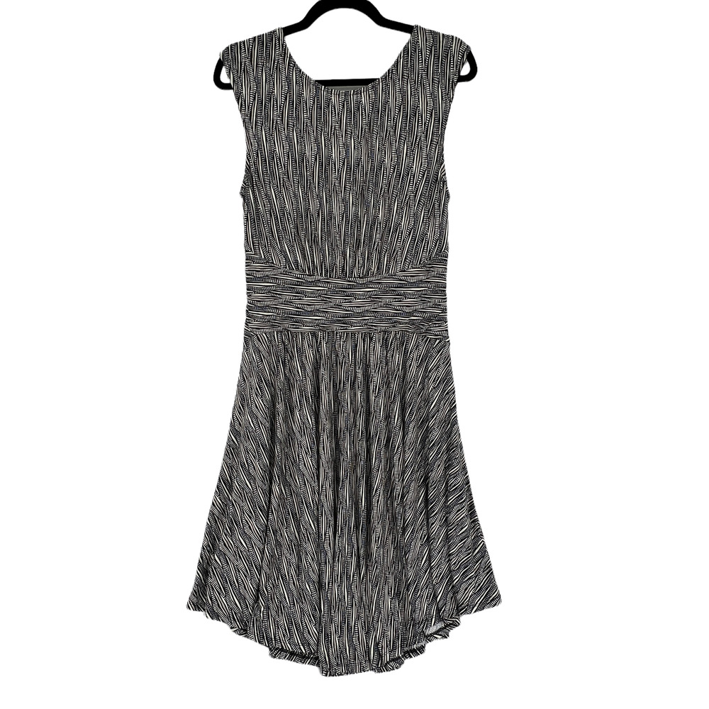 ANTHROPOLOGIE Moulinette Soeurs South Shore Dress SZ M Medium Fit & Flare Black